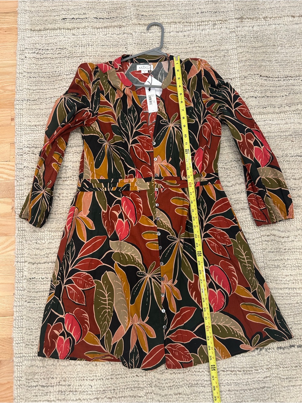 Velvet by Graham & Spencer Multicolor Botanical Print Dress